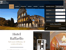 Tablet Screenshot of hotelraffaello.it